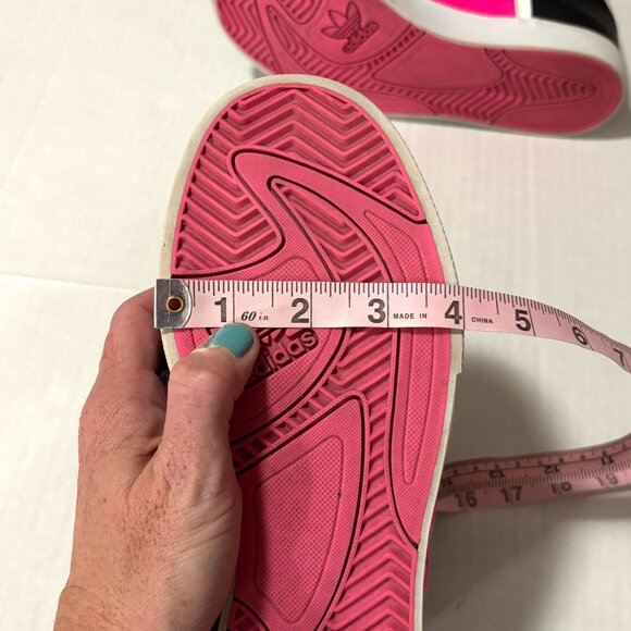 Adidas Womens Extaball Black/Pink Sneaker - Picture 7 of 8